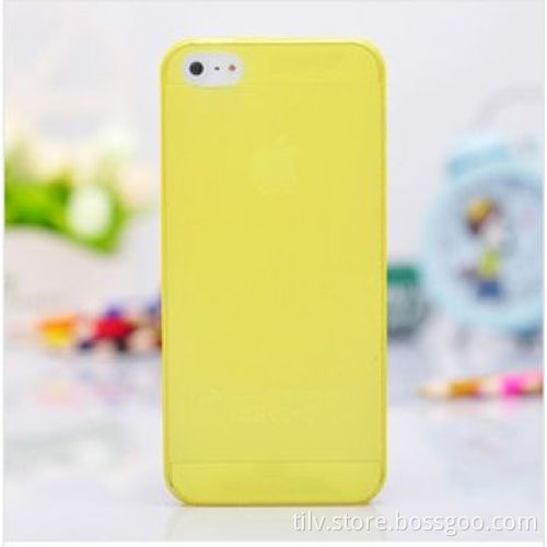 Clear Matte Plastic Ultra-thin Case for iPhone 5, 0.3mm